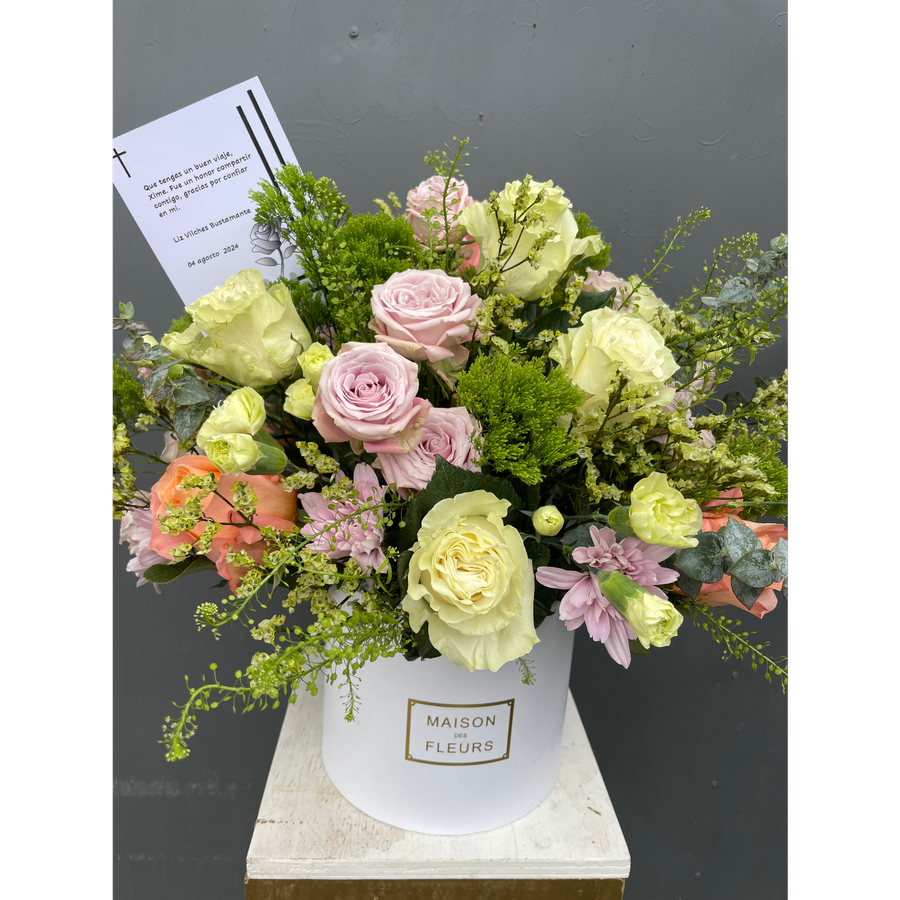 Box Floral Cilindro Paz