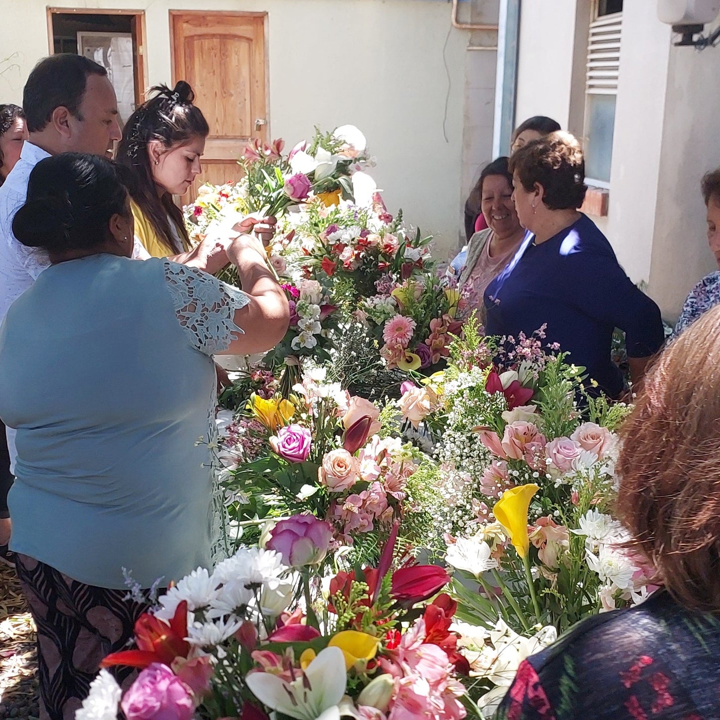 Taller Floral  Ramo en Espiral