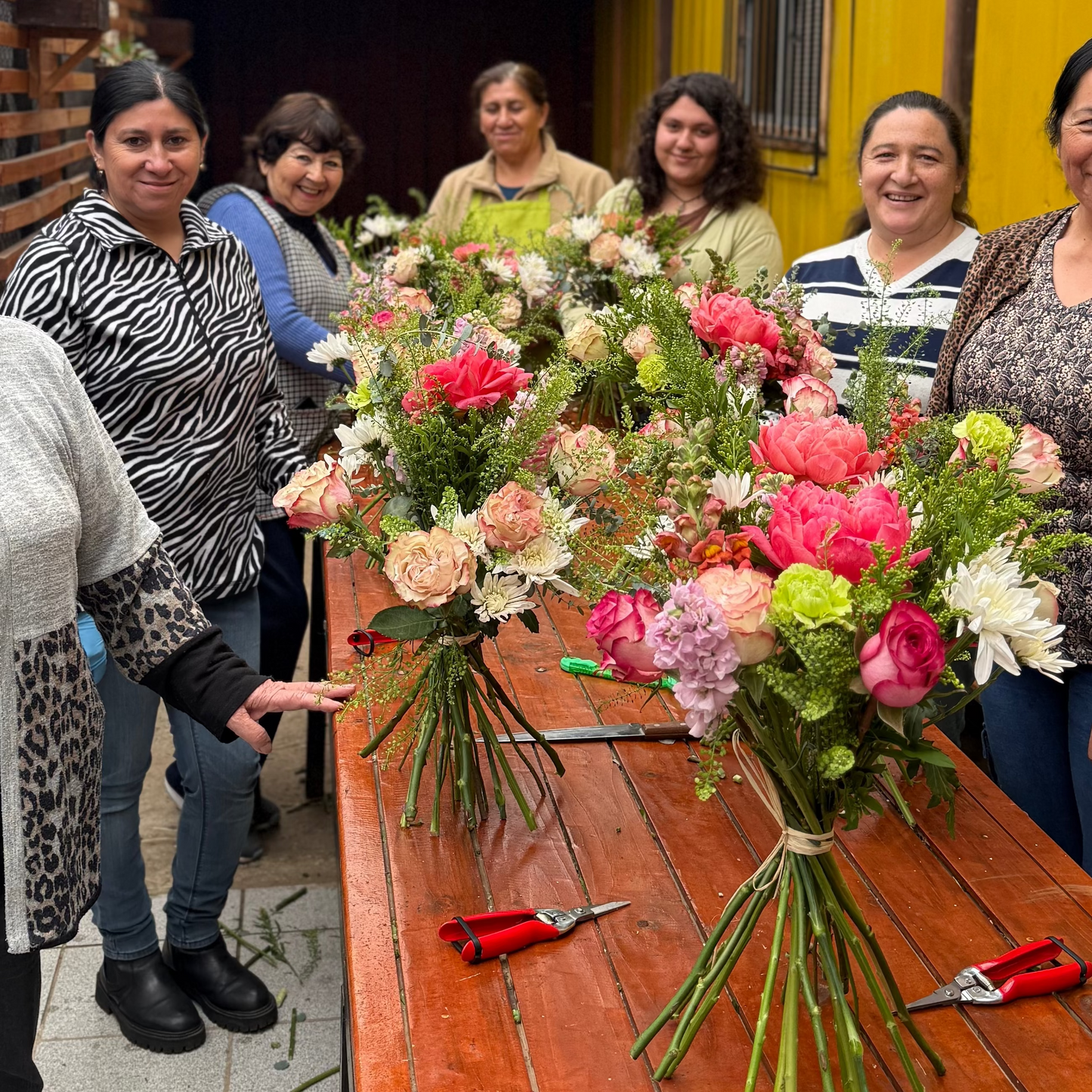 Taller Floral  Ramo en Espiral