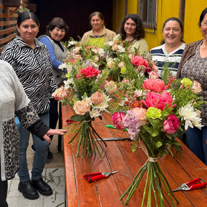 Taller Floral  Ramo en Espiral