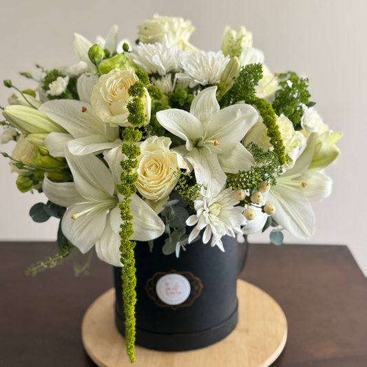 Box Floral Cilindro  Condolencias